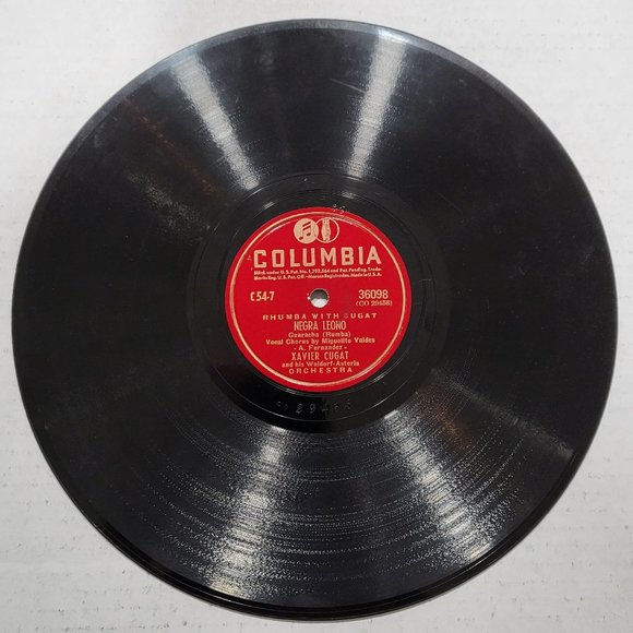 Negra Leono / La Cumparsa - Xavier Cugat - Columbia 36098 - 10 in 78 RPM - Picture 1 of 4